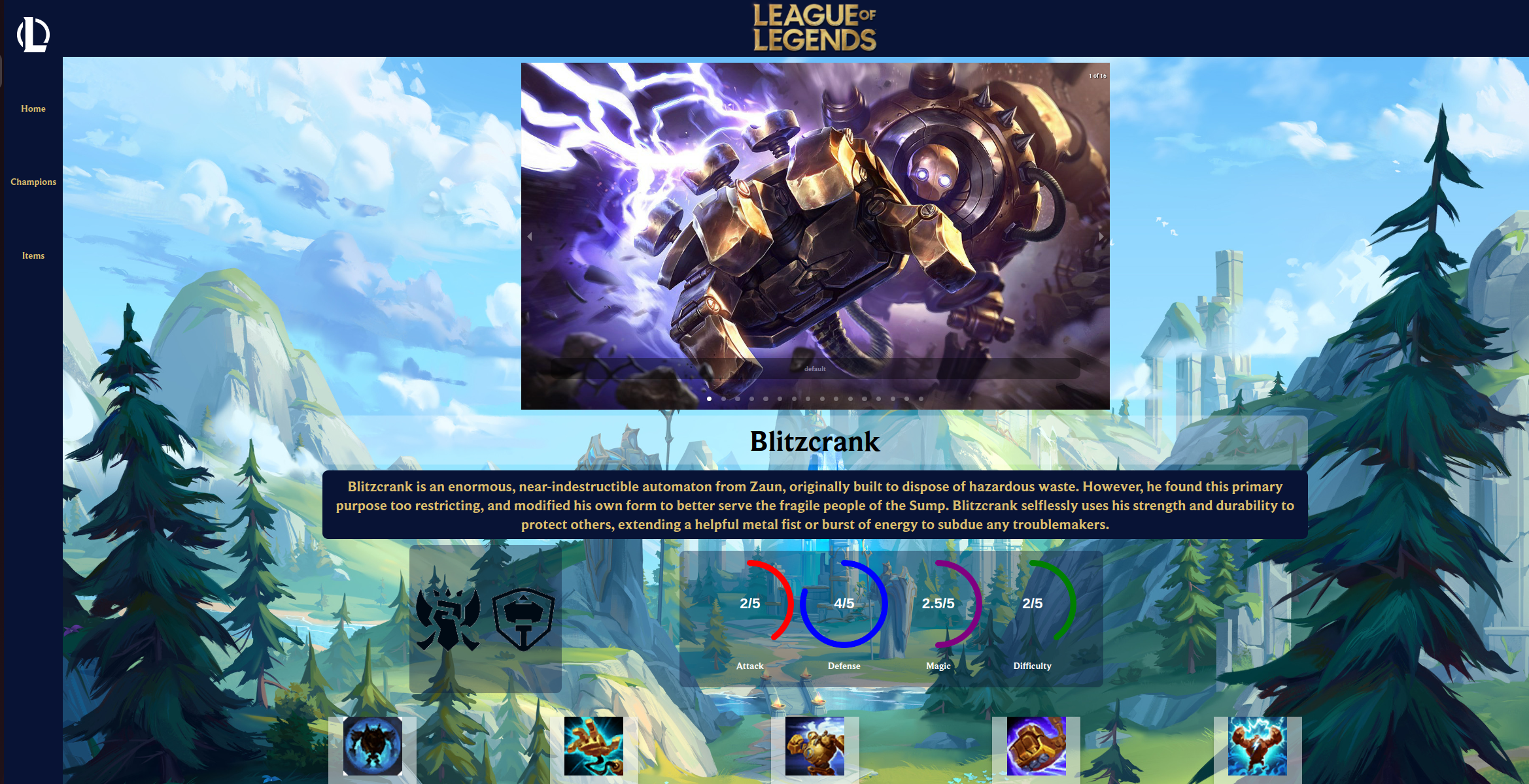 additional screenshots of the app called League of Legends App