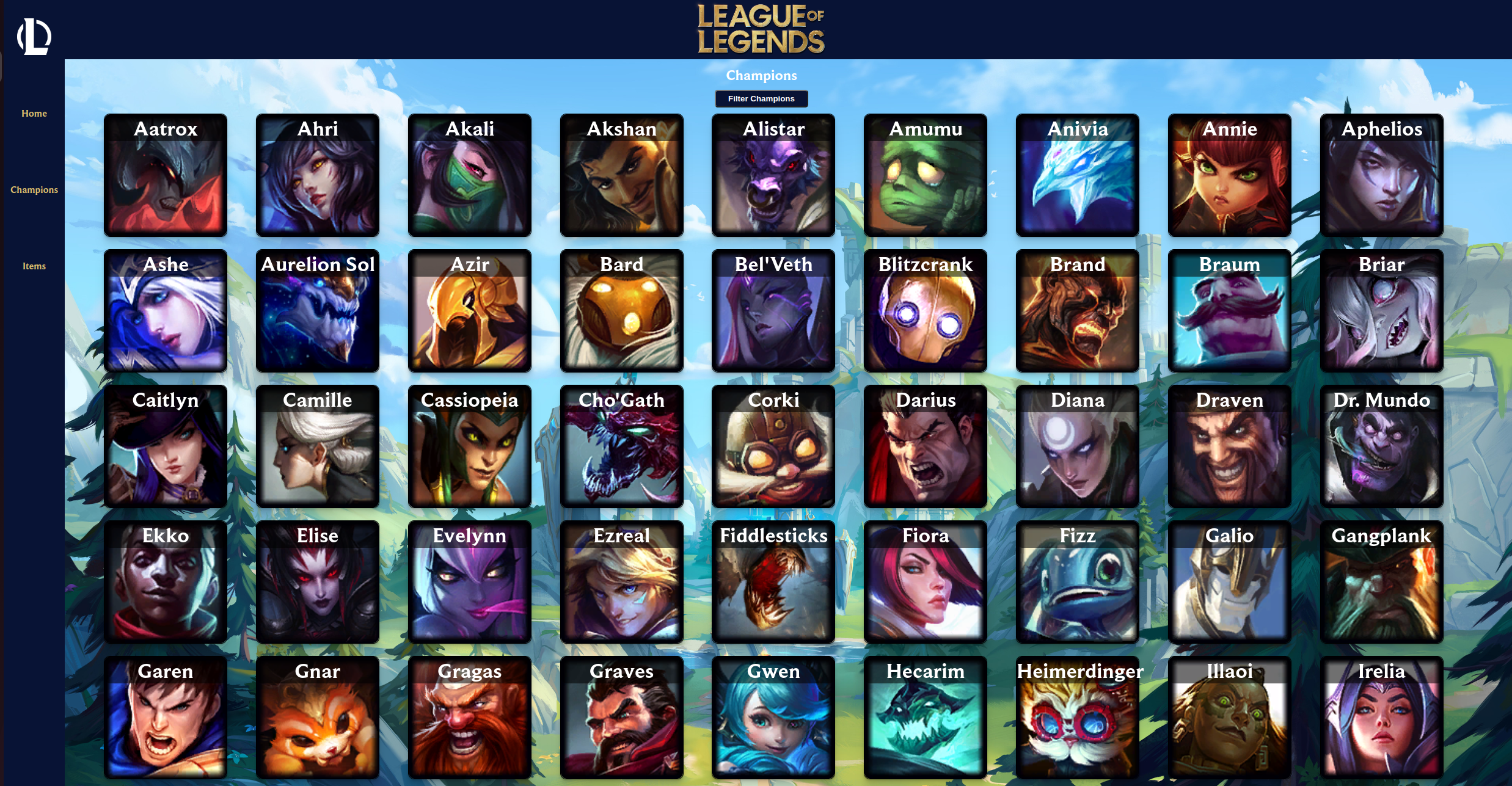 additional screenshots of the app called League of Legends App